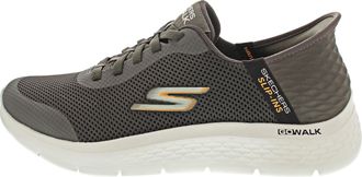 Skechers Mens Free Slip-ins Go Walk Flex-Hands Up Sneaker, Brown, 12 UK