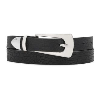 Kazar Accessoires, Dames, Zwart, 100 CM, Leer, Cardenna Riem