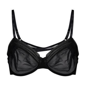 Hanro Bras, female, Black, Size: 32D US Transparent Bra