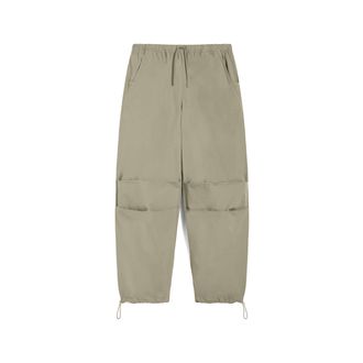 Freddy Pantaloni parachute pants in popeline con coulisse sul fondo