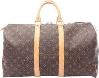 Louis Vuitton Borsa a tracolla Monogram Keepall 45 2002 - Marrone