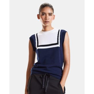 Cynthia Rowley Eastport Sleeveless Knit Pullover