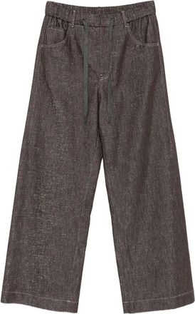 Brunello Cucinelli Pantaloni con coulisse - Grigio