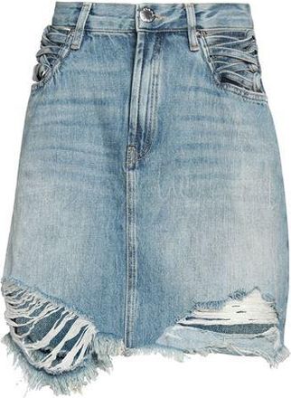 Pinko BOTTOMWEAR - Denim skirts on YOOX.COM