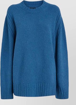 Del Core boucl&eacute; oversized wool cashmere jumper