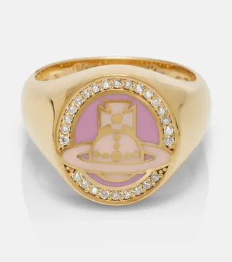 Vivienne Westwood Anello con cristalli