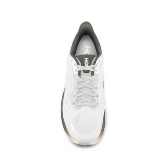 Hoka One One Mens Sneakers Bondi 8 Grey Mesh And Rubber Trainers