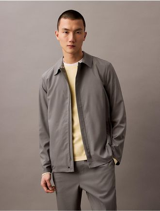 Calvin Klein Calvin Klein Mens Packable Woven Jacket - Grey - 2XL