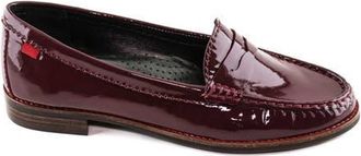 Marc Joseph New York East Village Patent Leather Penny Loafer in Merlot Patent at Nordstrom, Size 10.5