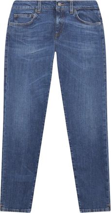 Dondup pantaloni Poliestere - Dames - Slim Fit Jeans - Blauw - W31 - Polyester - Jeans
