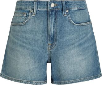 Good American Good Everyday Stretch-denim Shorts - Blue - 32 (W32 / UK14-16 / L)