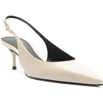 Schutz Paola Mid Slingback Pump in Sugar White at Nordstrom, Size 8.5
