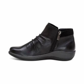 Aetrex Womens Luna Ankle Boot - Wide In Black