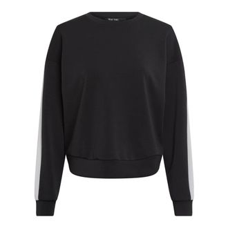 Marc Aurel Sportief sweatshirt met streepaccent - Dames - Sweatshirts - Zwart - XS - Polyester - Hoodies & sweatvesten