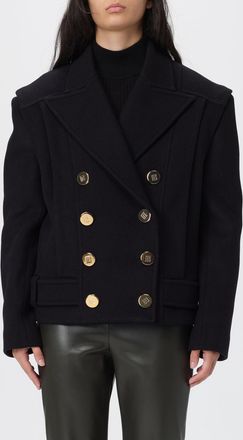Balmain Coat BALMAIN Woman color Black