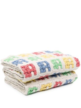 The Elder Statesman Coperta alluncinetto - 100 - WHITE