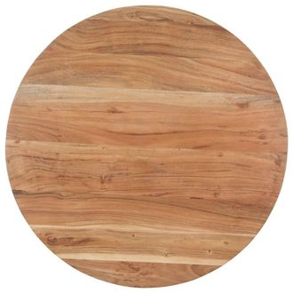 Berkfield Home Dining Table 80 cm Solid Acacia Wood in Brown