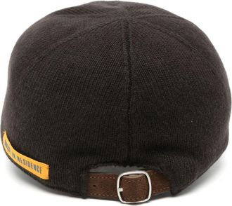 Guest In Residence Wool and Cashmere Knit Baseball Cap - Brown