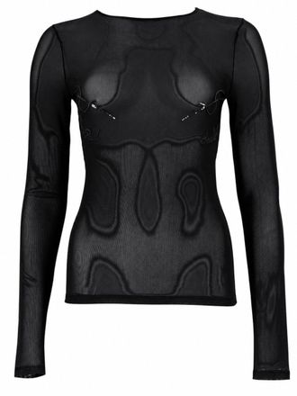 Jean Paul Gaultier Needles Polyamide Mesh T-Shirt