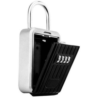 OEM Caja De Seguridad Para Llaves De Pared Con Cerradura De Combinaci&oacute;n De 4 D&iacute;gitos, Caja De Llaves Exterior Extragrande Con Asa, Caja De Llaves Con Comb