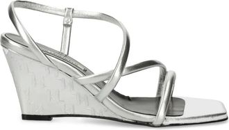 Karl Lagerfeld Pumps in pelle 85mm - Argento