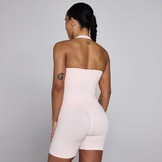 MyProtein Camiseta de tirantes sin costuras con cuello halter Tempo para mujer de MP - Rosa beb&eacute; - XS