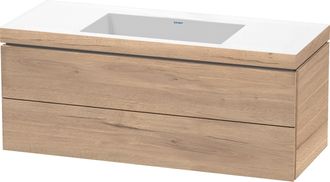 Duravit Duravit L-cube Conjunto Encolado A Pared, 2 Cajones, Sin