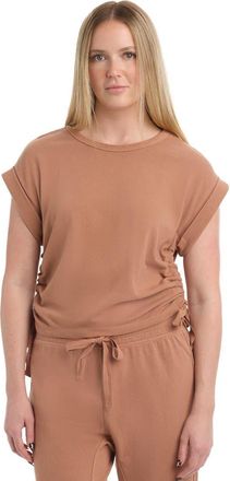 Wilt Round Neck Side Drawstrings Tee in Raw Umber at Nordstrom, Size X-Small