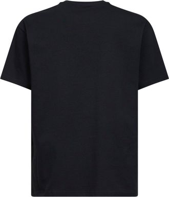 Givenchy Mens Black Cotton Embroidered T-Shirt T-Shirts And Polos