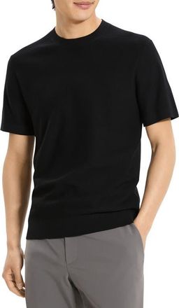 Theory Soris T-Light Crewneck T-Shirt in Black at Nordstrom, Size Medium