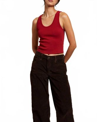 perfectwhitetee Blondie Tank Top In Maple
