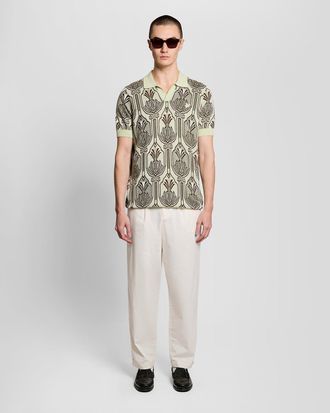 Lyle & Scott Mens Superfine Cotton Chinos - Beige - Size 32W/32L