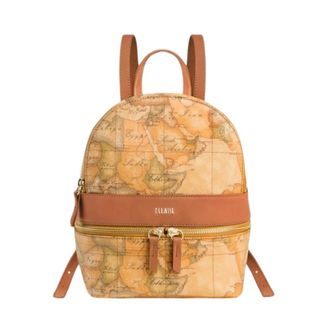 Alviero Martini 1A Classe Zainetto Geo Classic - female - Alviero Martini 1a Classe - Backpacks - Brown - ONE SIZE - Bags