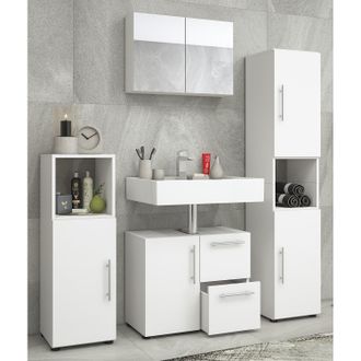 VCM home24 Badezimmerset Flandu I (4-teilig)