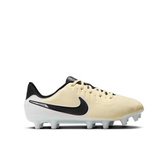 Nike Sport Shoes, female, Beige, Size: 7 1/2 US Legend 10 Academy Fg/Mg Football Shoes Junior White