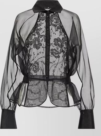 Ermanno Scervino silk lace blouse