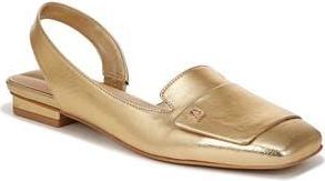 Franco Sarto Teagan Slingback Half dOrsay Flat in Gold at Nordstrom Rack, Size 6.5