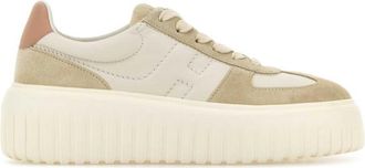 Hogan Brown Two-tone Sneakers