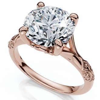 Pompeii3 Certified 2Ct Kimberly Diamond Engagement Ring 14k Gold or Platinum Lab Grown