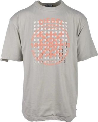 Diesel Sage Green Cotton T-shirt