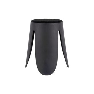 Leitmotiv Taburete de pl&aacute;stico H46cm - Negro