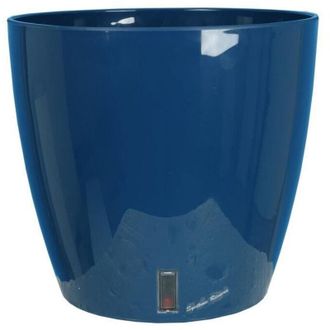 Riviera & Bar Riviera - Maceta Redonda Eva New - Pl&aacute;stico - Di&aacute;metro 36 Cm - Azul