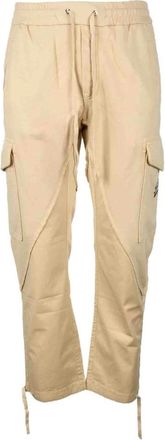 Iceberg Katoen Elastaan Broek - Dames - Vrijetijds broeken - Beige - S - Katoen - Broeken