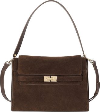 Tiffany & Fred Refined Suede Shoulder Bag