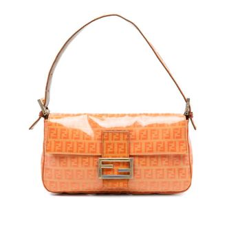 Fendi Pre-owned Fendi Zucchino Crystal Baguette Ladies IZI65NLBWRO35OMU