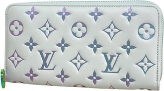 Louis Vuitton Blue Long Wallet (Bi-Fold) (Pre-Owned)