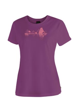 Maier Sports T-Shirt MAIER SPORTS Tilia Pique W, Damen, Gr. 34, lila (purpurviolett), 100% Polyester, Rundhals, Shirts T-Shirt, Damen Funktionsshirt, Freizeitshirt