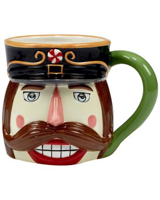 Certified International Holiday Magic Nutcracker Set Of Four 3D Mugs