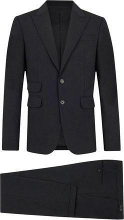 Dsquared2 Black Peaked Lapel Suit