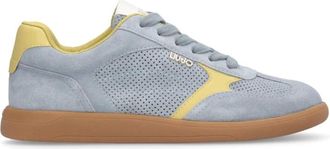 Liu Jo Perforated Suede Sneakers - Dames - Sneakers - Blauw - 37 EU - Leer - Schoenen
